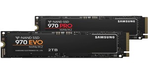 Samsung unveils third-gen 970 Pro, Evo SSDs