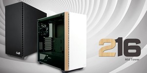 InWin launches 216 mid-tower in white-wood grain finish