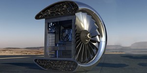 Xbox France shows off a jet engine cross-section styled MSFS PC