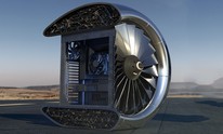 Xbox France shows off a jet engine cross-section styled MSFS PC