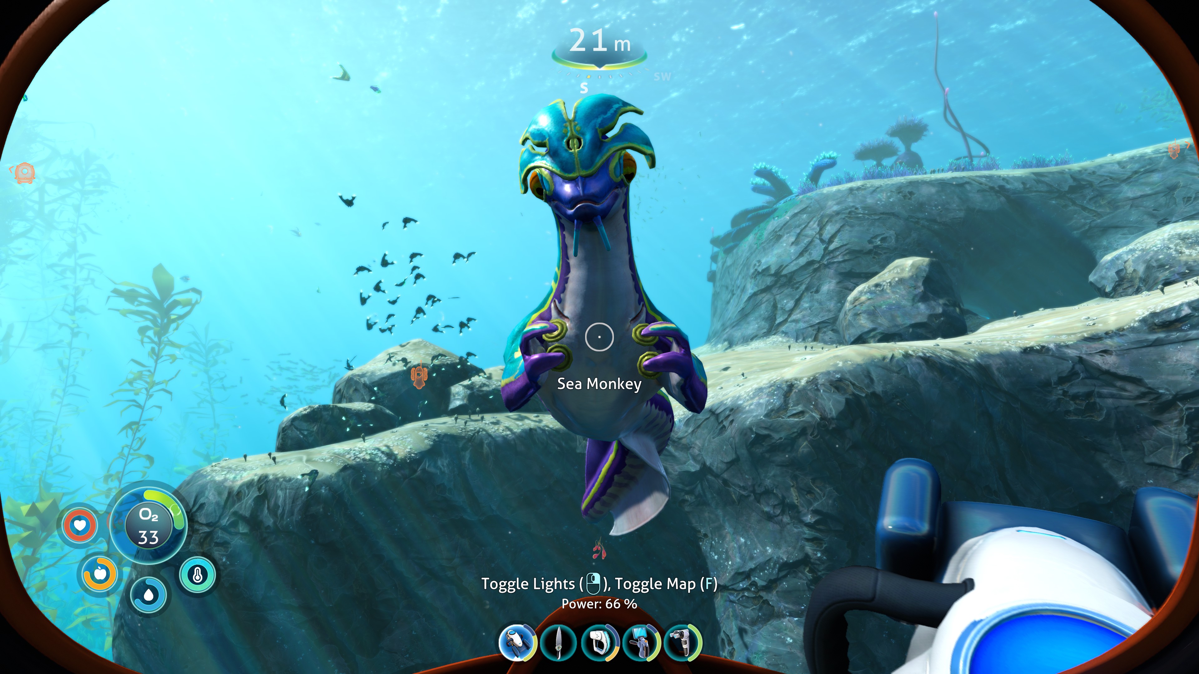 Рука захват subnautica