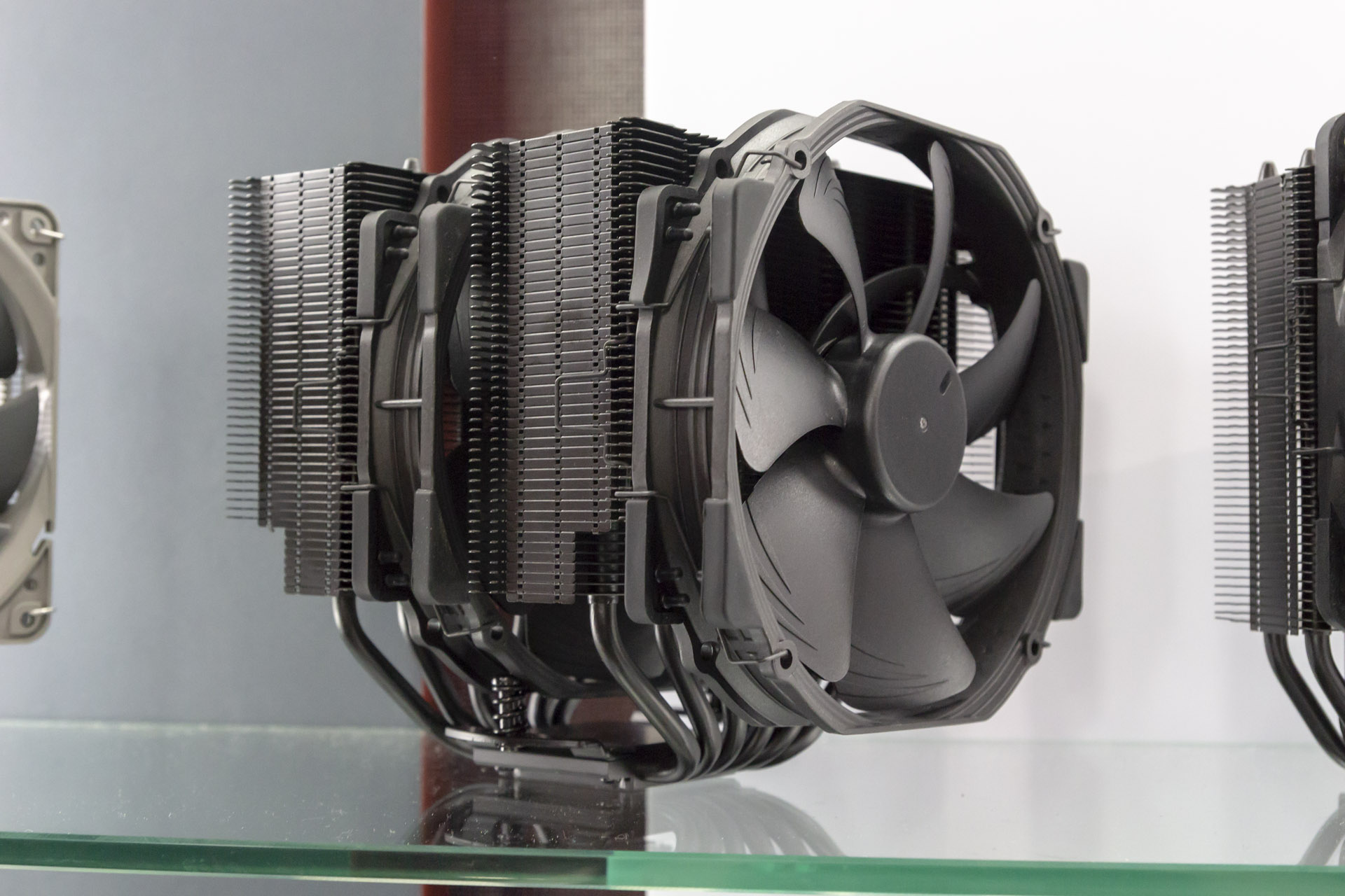 Noctua shows off black heatsinks, nextgen flagship, and passive cooler