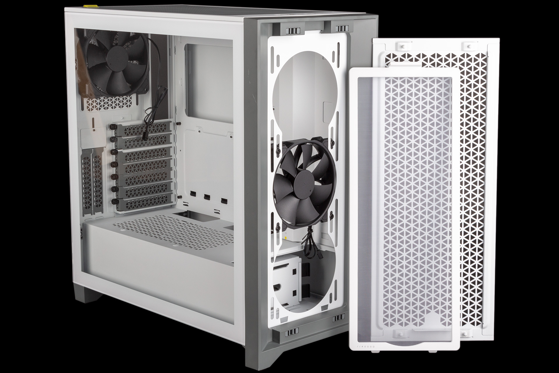 best fan setup for corsair 4000d airflow